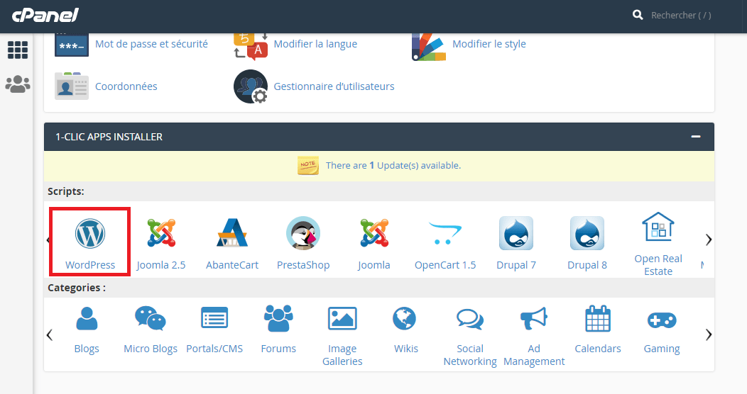 Hébergement Web Maroc cPanel
